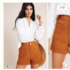 Anthropologie Patch Pocket Shorts